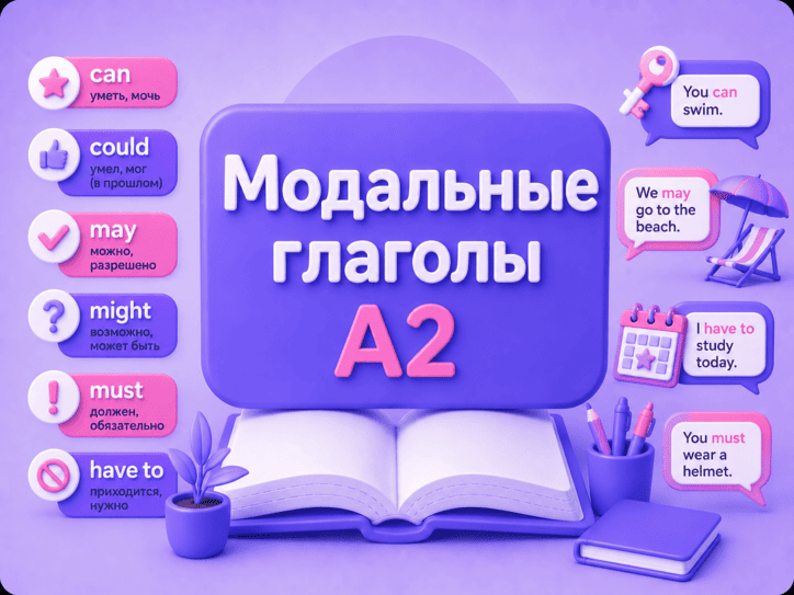 Модальные глаголы A2